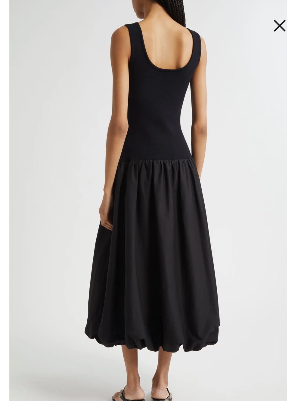 Cinq a Sept Nera Bubble Hem A-Line Dress Small Black - Picture 2 of 6
